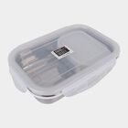 Steel Lunch Box, 2 Containers, , small image number null
