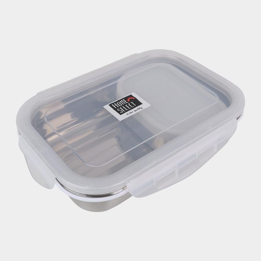 Steel Lunch Box, 2 Containers, , large image number null