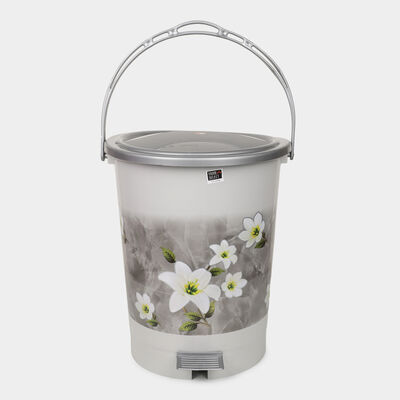 Grey Plastic Dustbin 