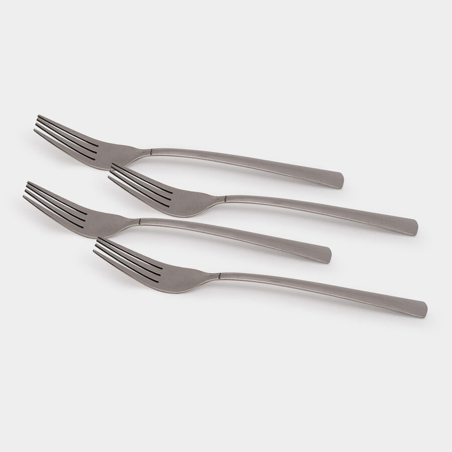 Stainless Steel Dessert Fork - 4 Pcs., , large image number null