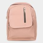 Women's Pink Polyurethane Backpack, , small image number null