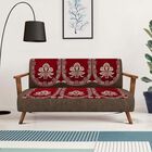 Maroon Chenille Sofa Cover Set of 10, , small image number null