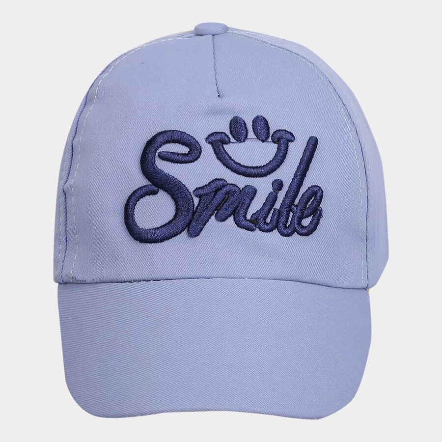 Kids' Blue Canvas Cap, , large image number null