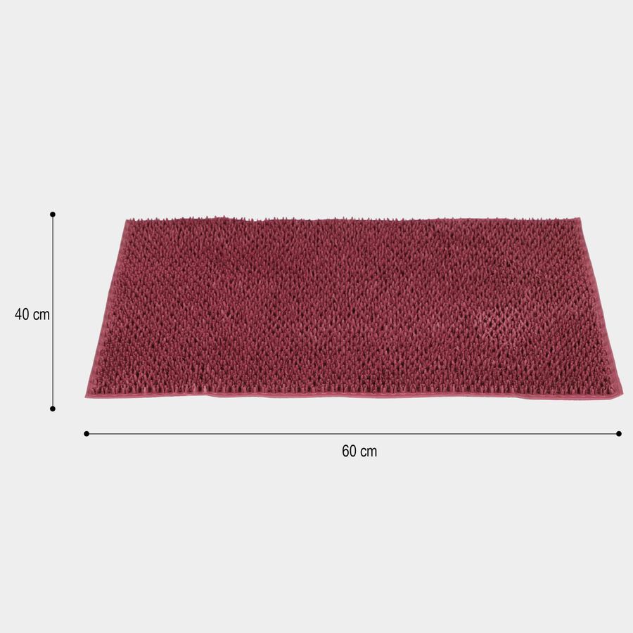 Anti-Skid Maroon Rubber Door Mat, , large image number null