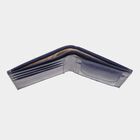 Men's Navy Blue Polyurethane Wallet, , small image number null