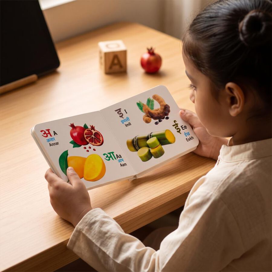My First Tiny Board Book Hindi Varnamala Paper Board Book, , large