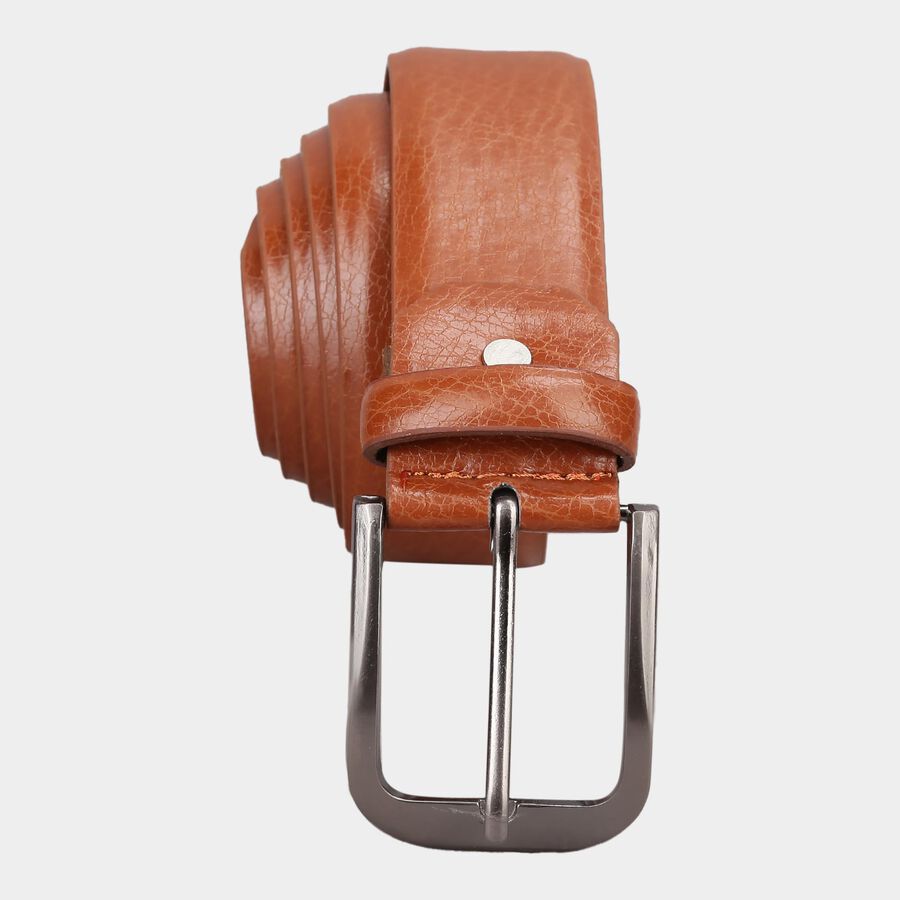 Men's Tan Polyurethane Casual Belt, , large image number null