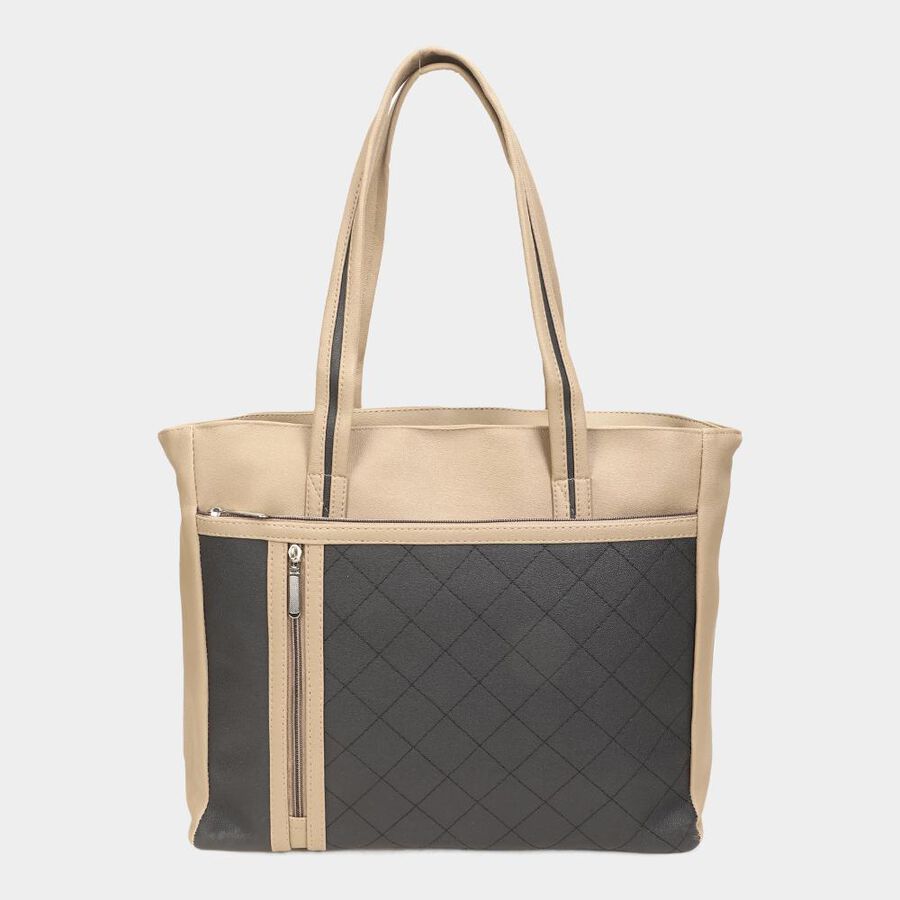 Women's Blue Polyurethane Tote Bag, , large image number null