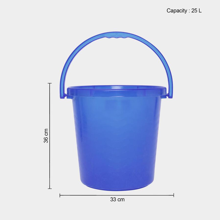 25L Plastic Bucket, , large