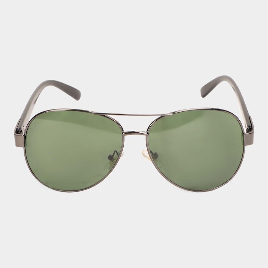 Men's Rectangle Sunglasses, Metal, , large image number null