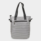 Black Printed Tote Bag, , small image number null