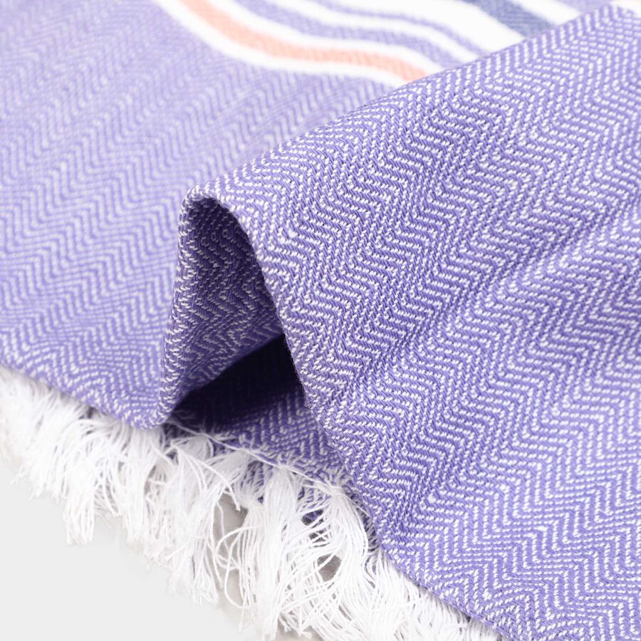 220 GSM Polyurethanerple Cotton Bath Towel, , large image number null