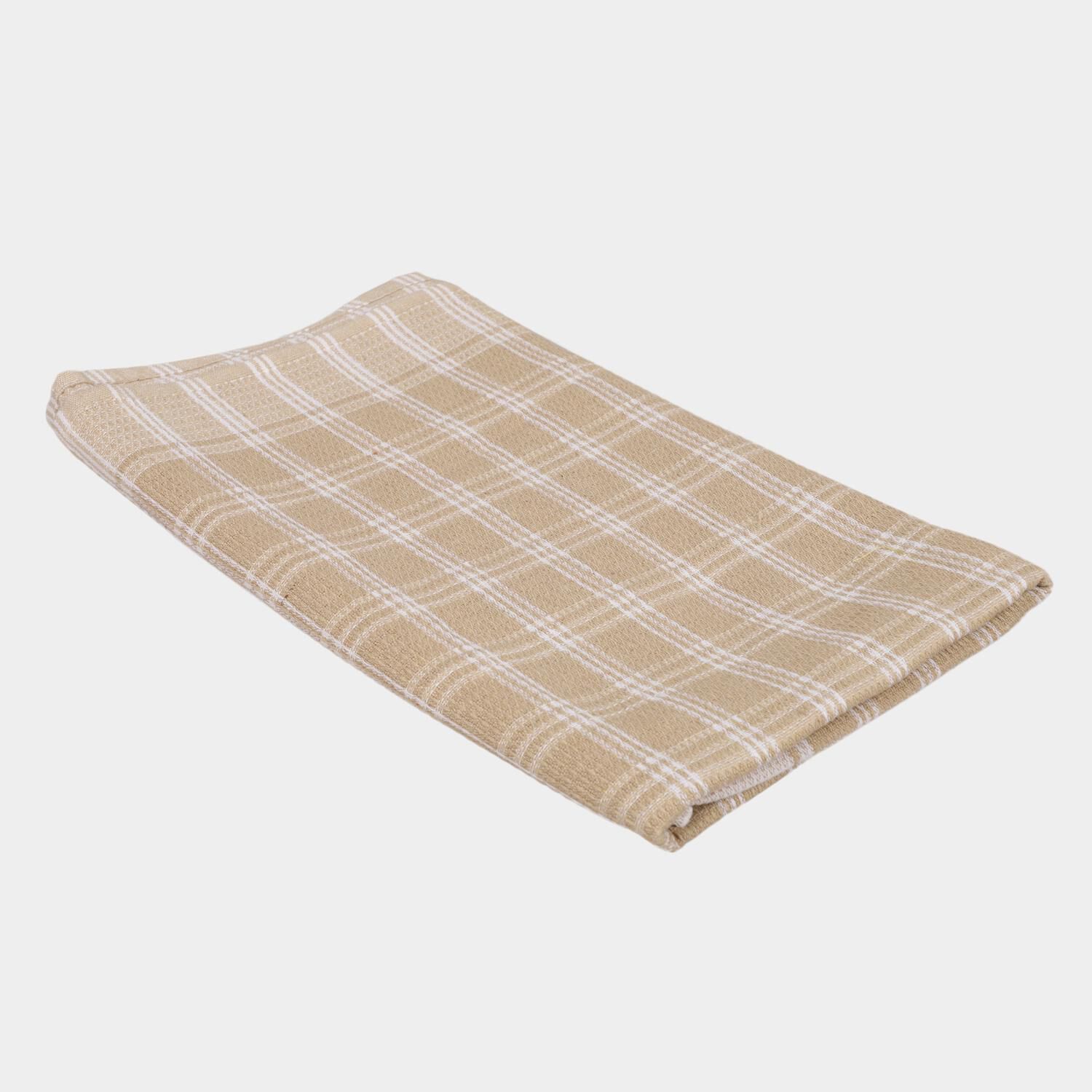 Home Beautiful                         220 GSM Beige Cotton Blend Bath Towel