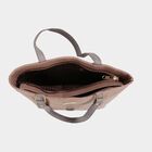 Women's Grey Polyurethane Hand Bag, , small image number null