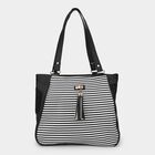 Women's Black Fabric Hand Bag, , small image number null