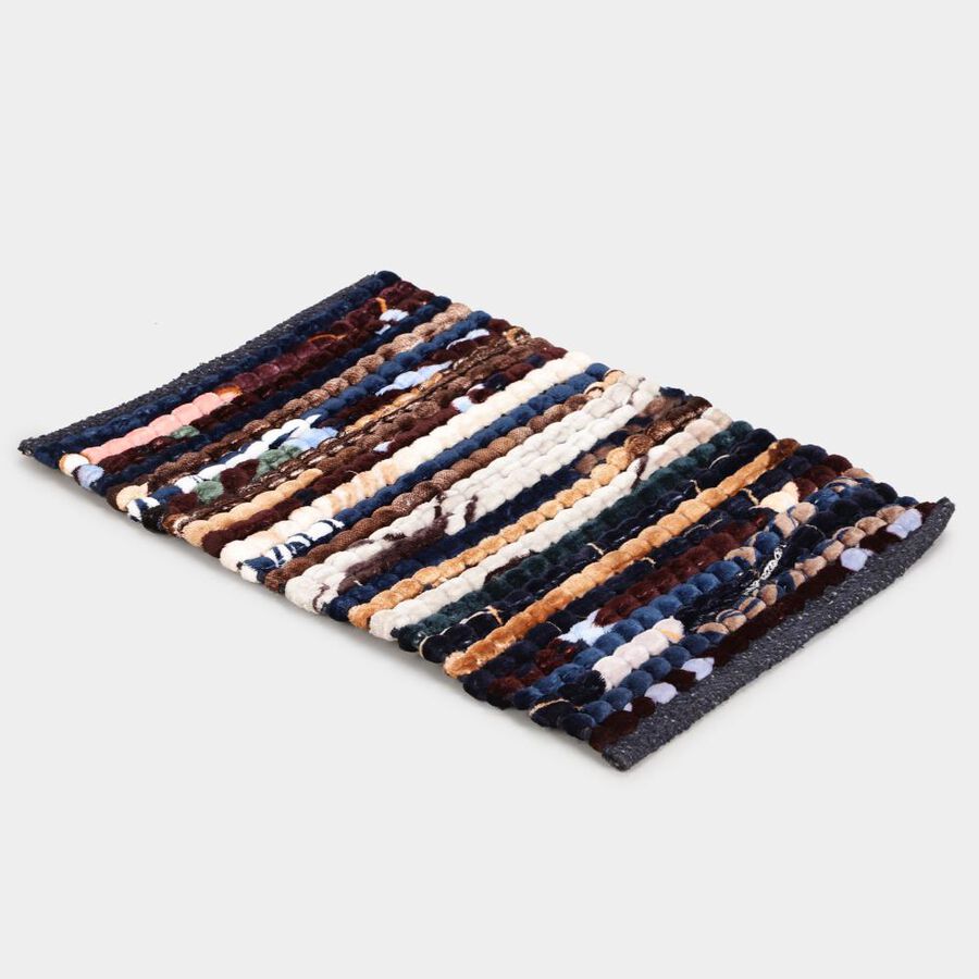 Anti-Skid Multicolor Polyester Door Mat, , large