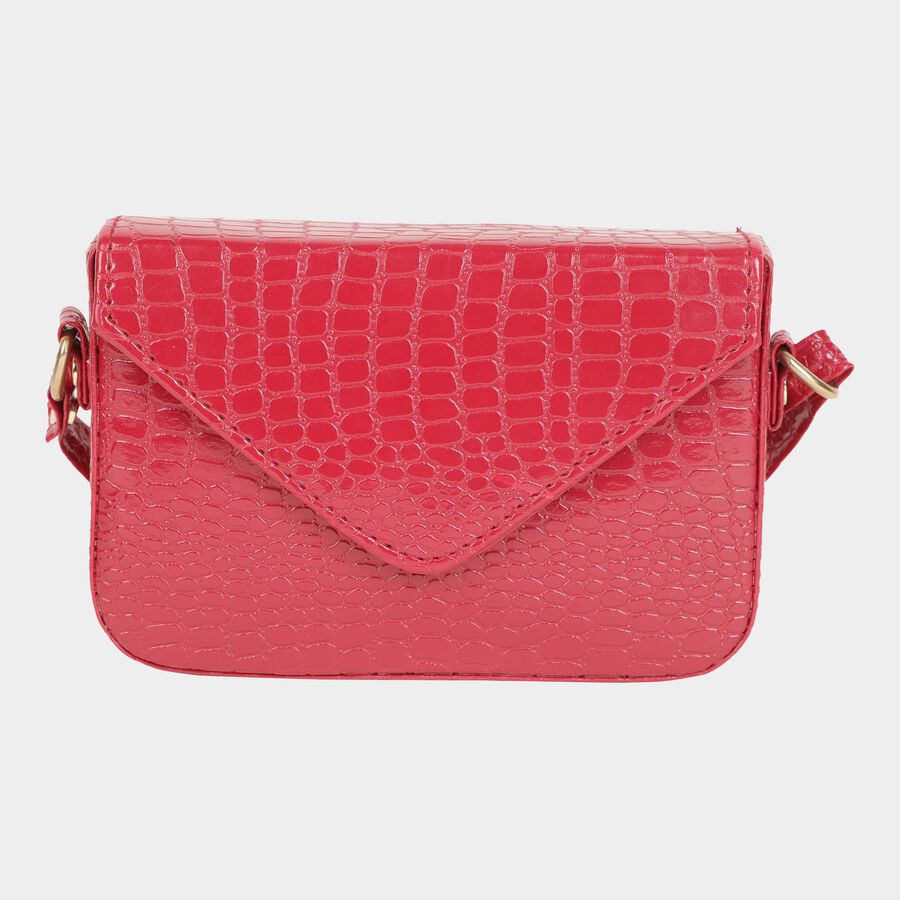 Women's Polyurethane Envelope Sling Bag, , large image number null