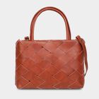 Women's Tan Polyurethane Sling Bag, , small image number null