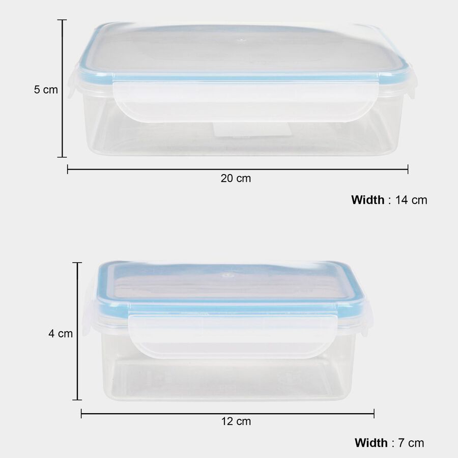 Plastic Lunch Box With Container, Spoon And Fork, , large image number null