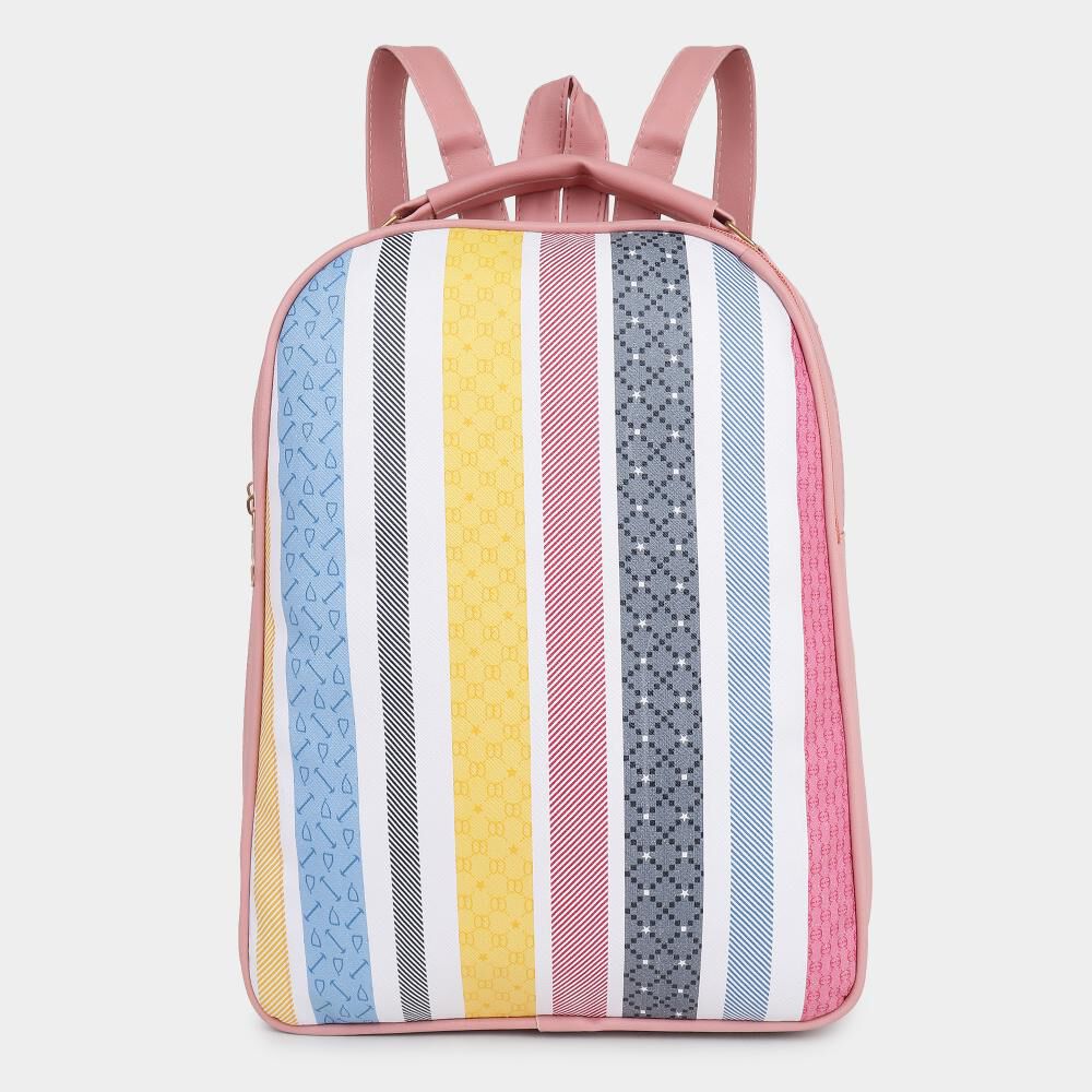 Lucky Charm                         Women's Pink Polyurethane Backpack