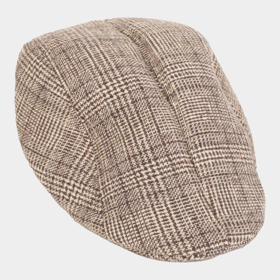 Men's Brown Acrylic Cap, , large image number null