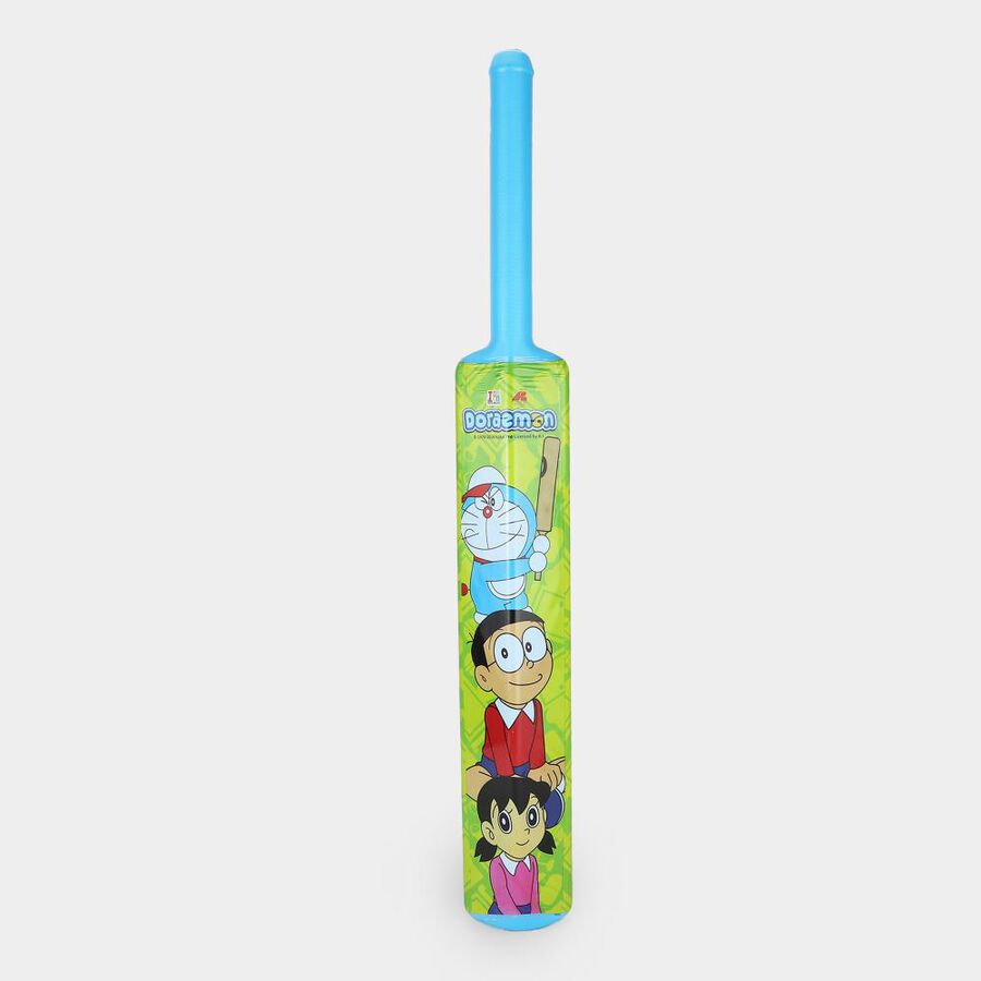 Kid's Doraemon Plastic Plast Cricket Set, , large