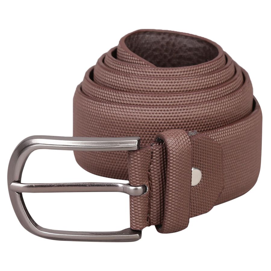 Men's Brown Polyurethane Casual Belt, , large image number null