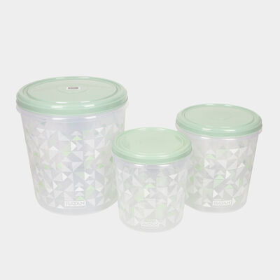 Plastic Container Set of 3