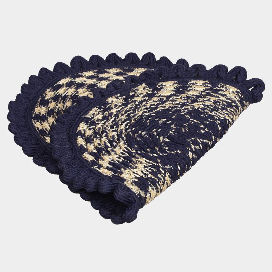 Blue Polyester Door Mat, , large