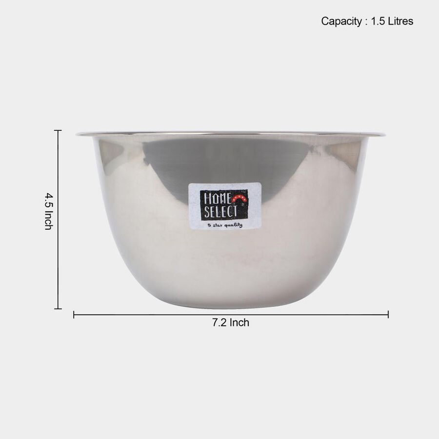 1.5 L Stainless Steel Mixing Bowl, , large image number null