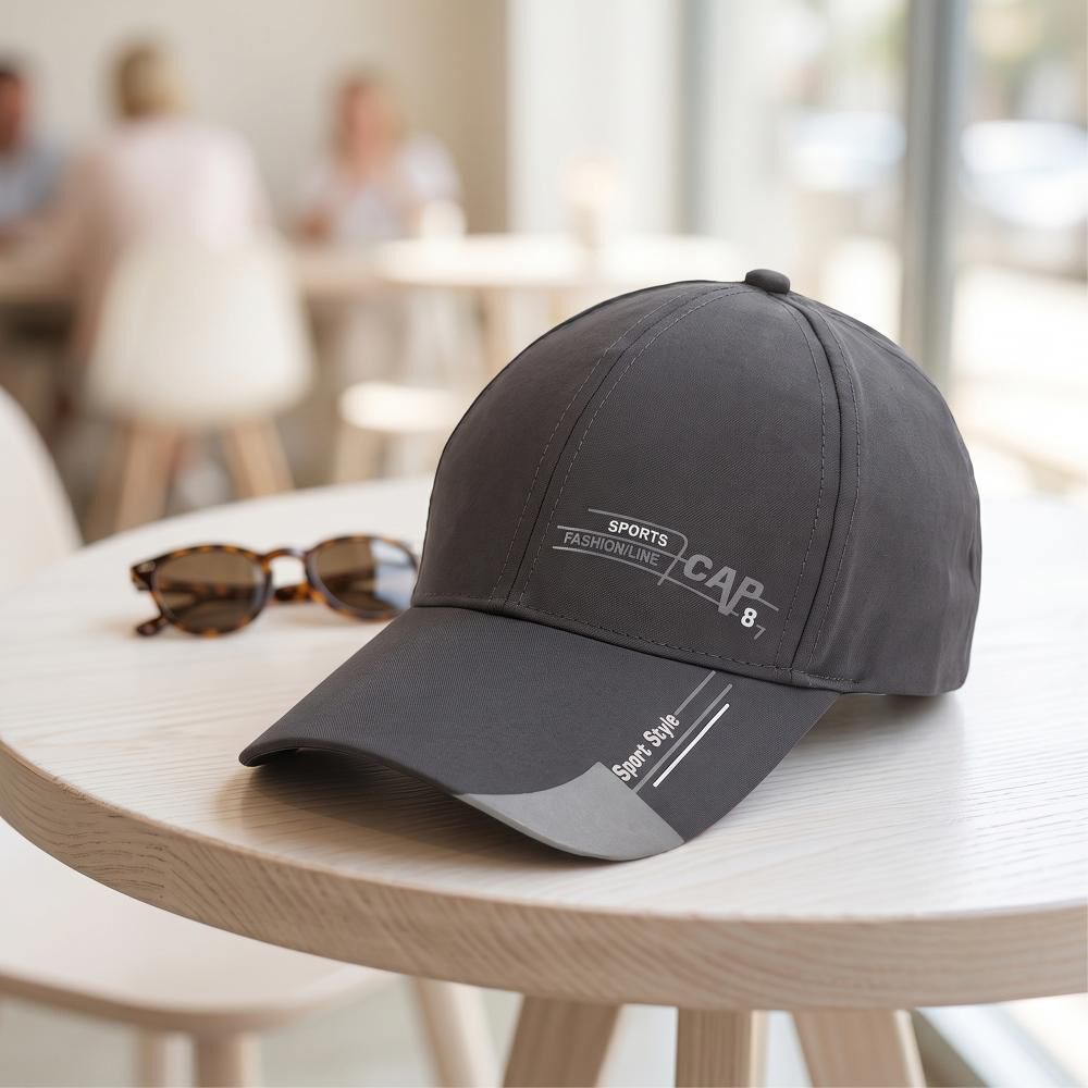Brink Men' Grey Fabric Cap | Vishal Mega Mart India