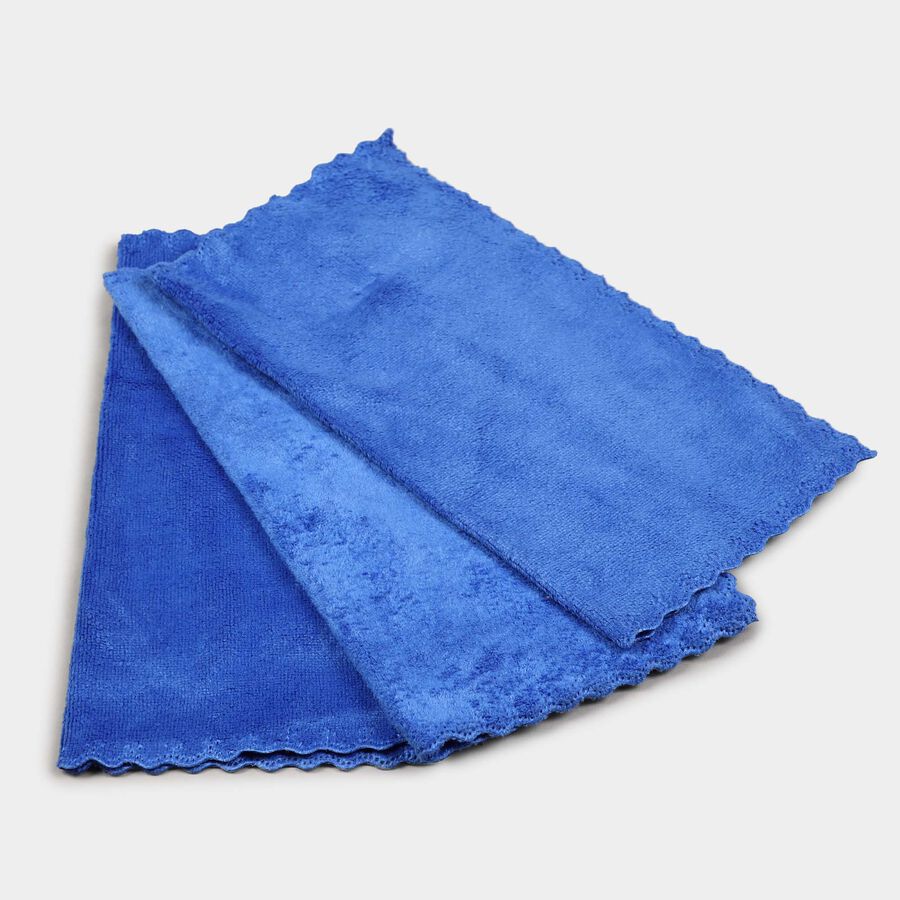 Microfiber Face Towel, Set of 3, 320 GSM, 25 X 25 cm, , large image number null