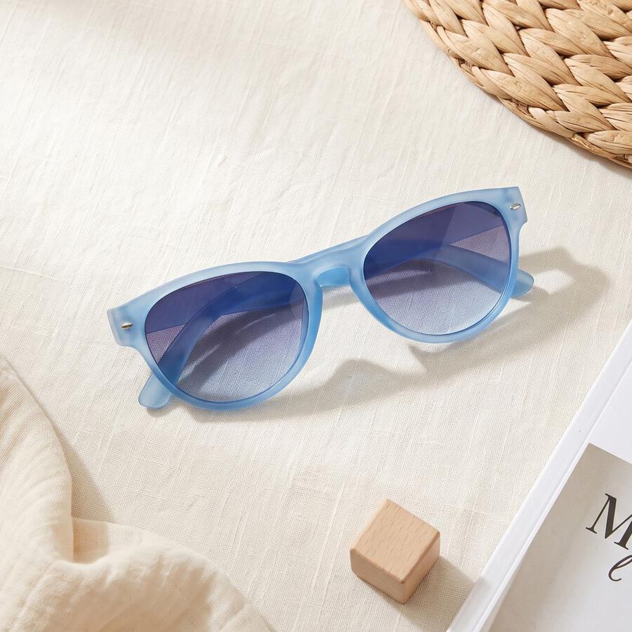 Kid'S Blue Plastic Kids Sunglass, , large