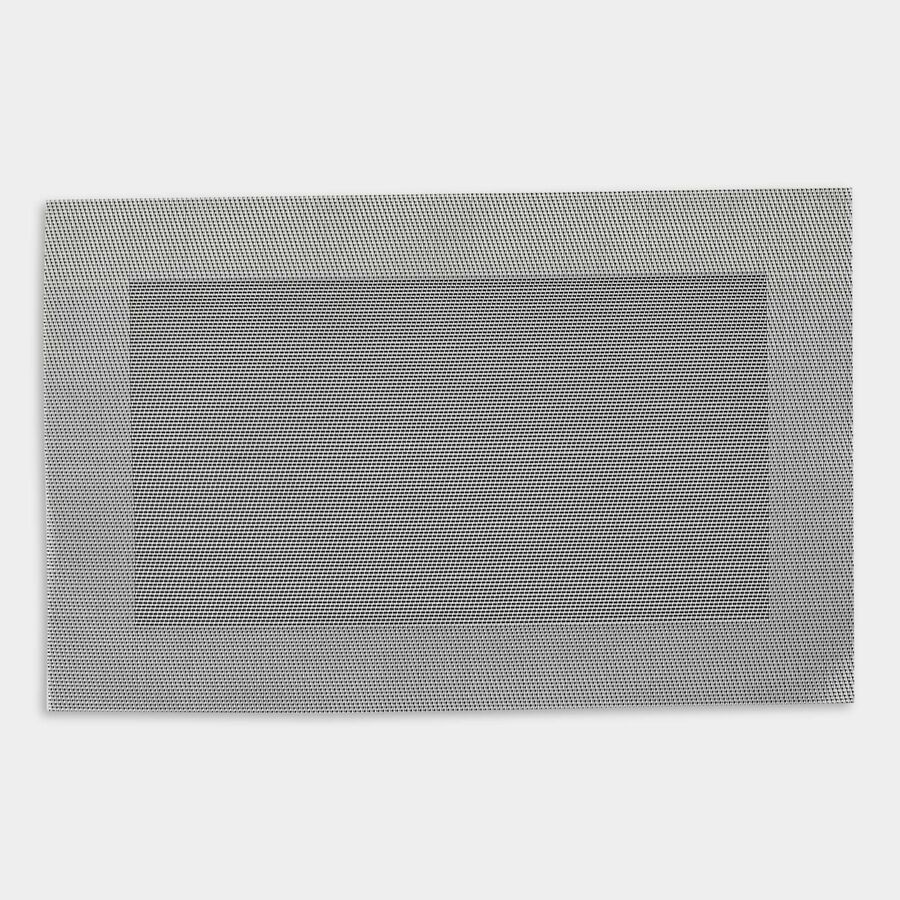 Solid Table Mat Set of 6 - Colour/Design May Vary, , large image number null
