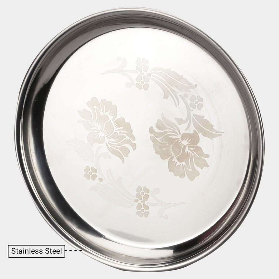Stainless Steel Plate, 20.3 cm, , large image number null