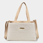 Women Golden Polyurethane Handbag, , small image number null