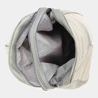 Women's Grey Polyurethane Backpack, , small image number null