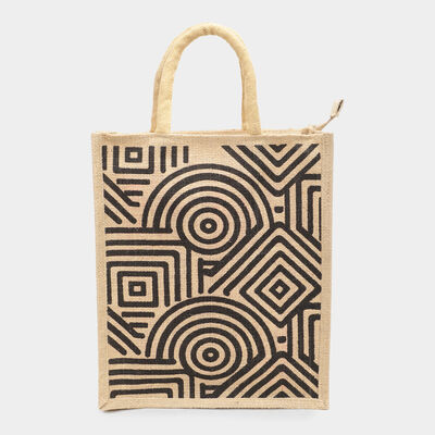 Women's 1 Compartment Medium Jute Shopper Bag