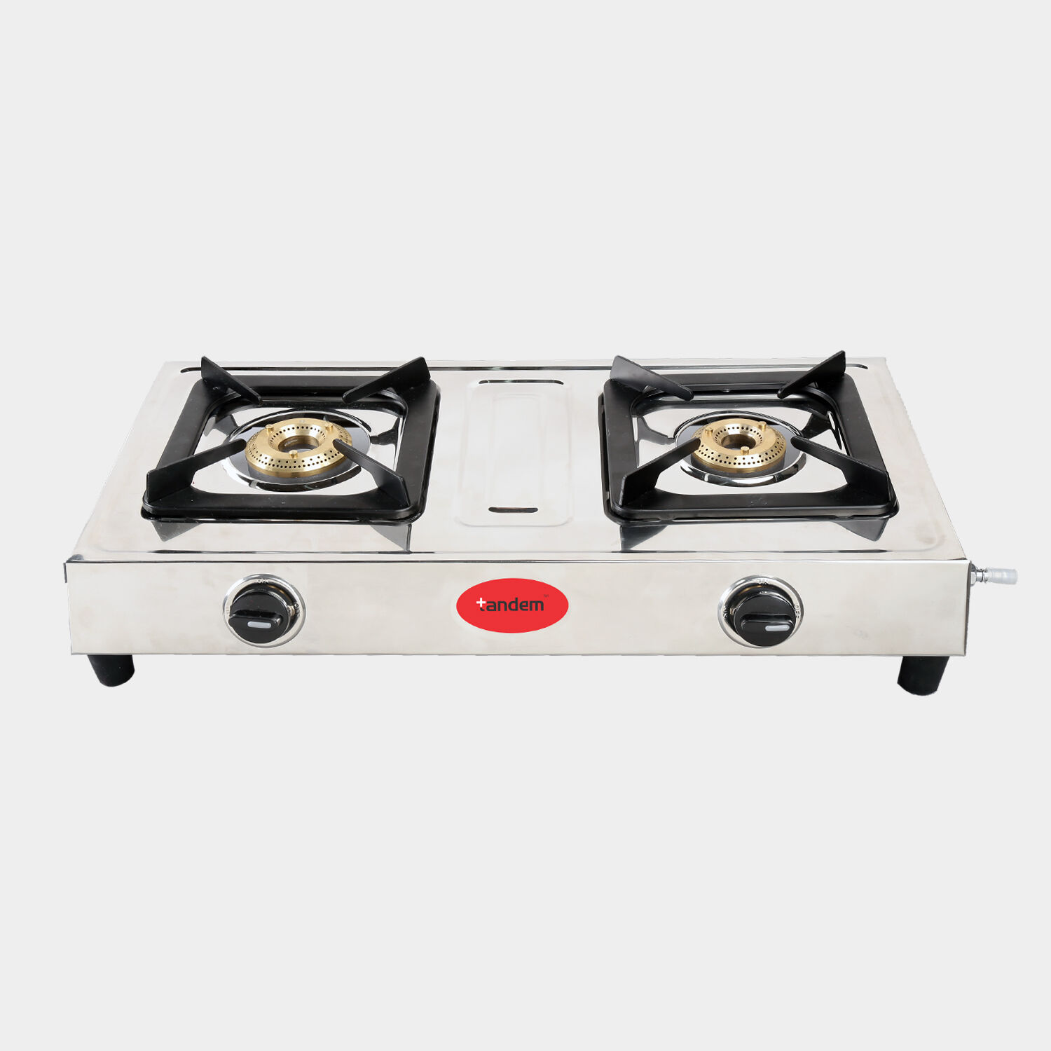 Gas stove stainless top steel 2 burner