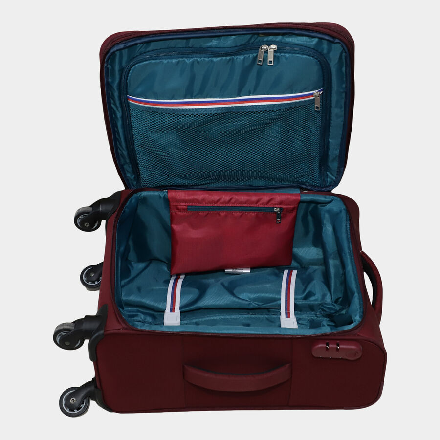 4 Wheel Soft Case Trolley, Small, , large image number null