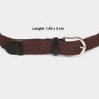 Men's Brown Canvas Casual Belt, , small image number null
