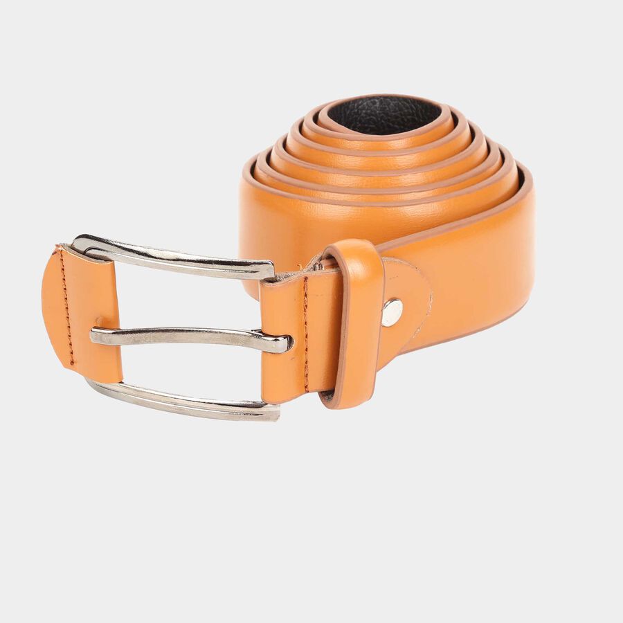 Men's Tan Polyurethane Casual Belt, , large image number null