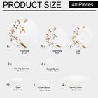 Melamine Dinner Set 40 Pcs, , small image number null