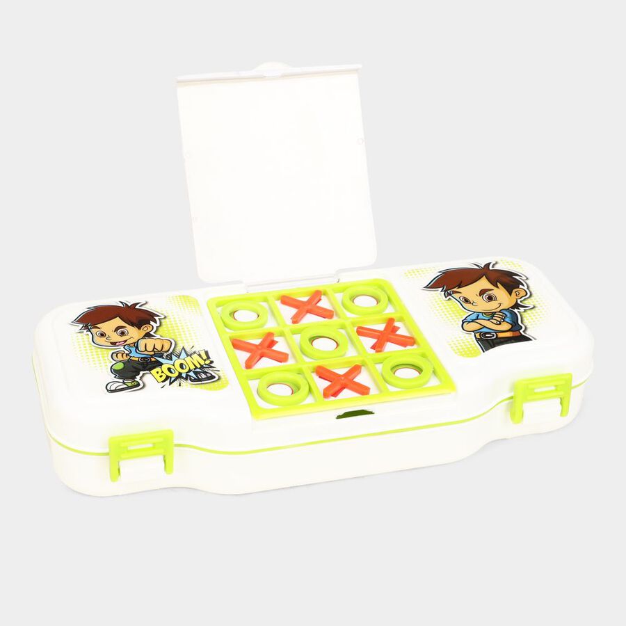 Plastic Pencil Box With Game - Color/Design May Vary, , large image number null