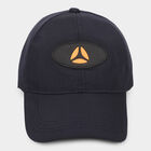 Men's Navy Blue Fabric Cap, , small image number null
