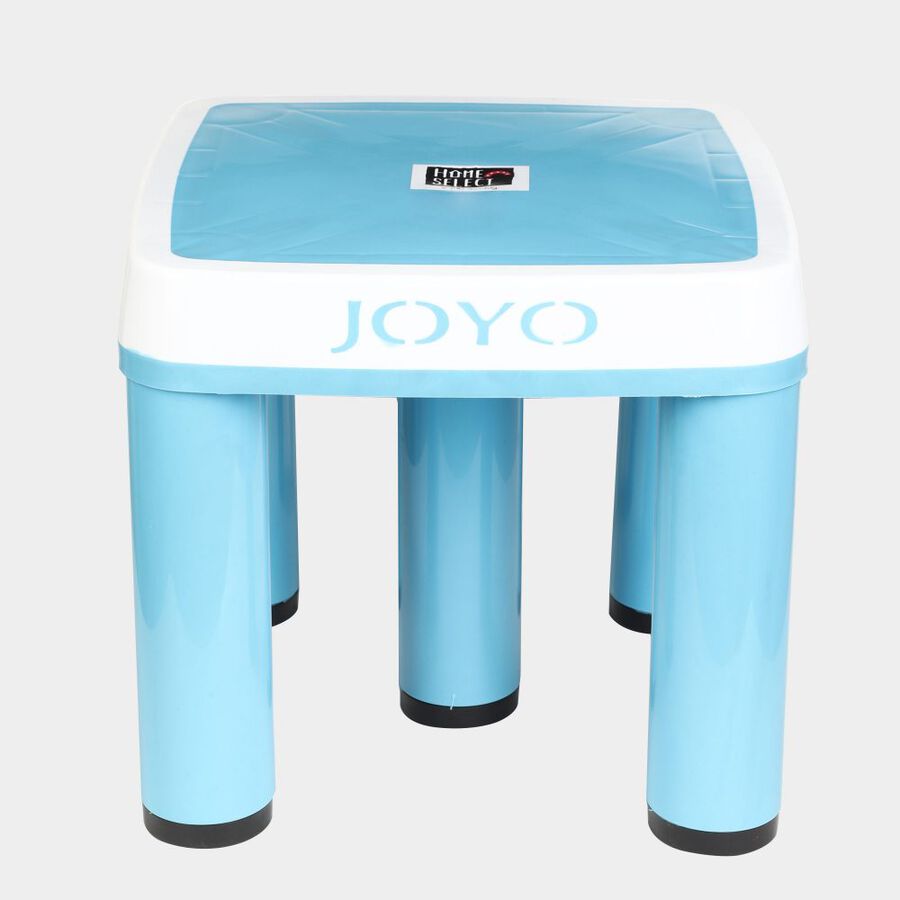 Blue Plastic Bath Stool, , large image number null