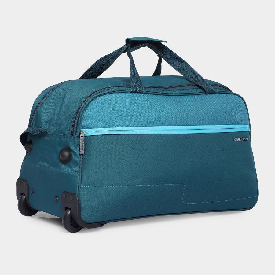 Light Blue Polyester Duffle Trolley, , large image number null