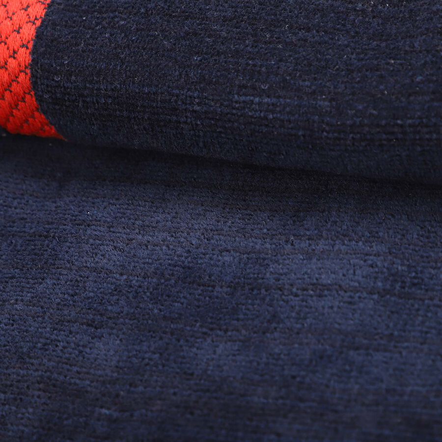 420 GSM Blue Cotton Hand Towel, , large image number null