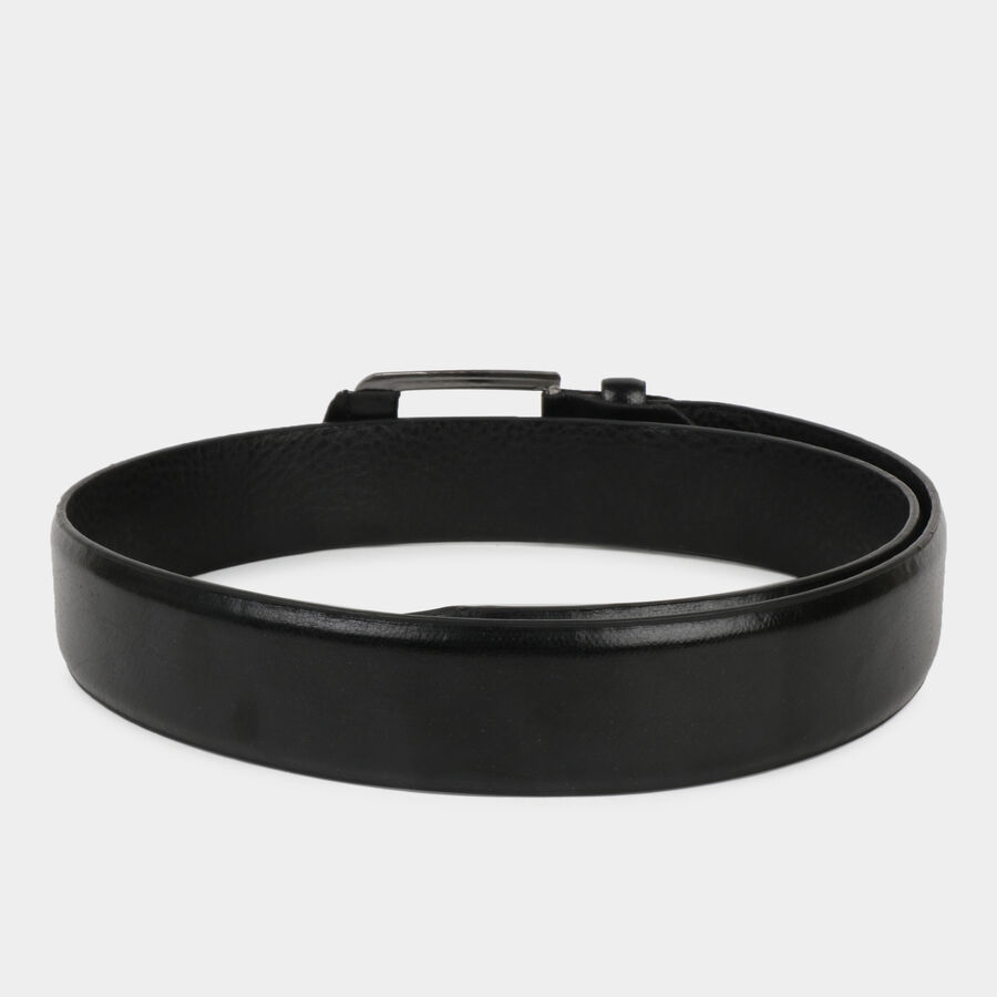 Men's Black Polyurethane Casual Belt, , large image number null