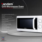  Grill Microwave Oven 20L | Grill & Combination function | 5 Microwave Power levels | 30 minutes Timer | Heat, Cook, Defrost & Grill Functions, , small